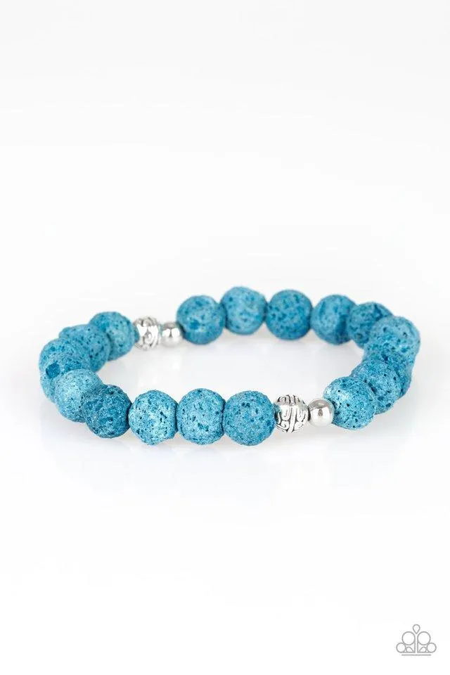 Paparazzi Bracelet ~ Steady Now - Blue