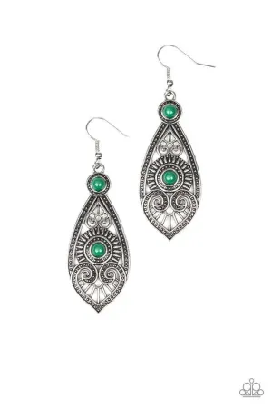 Paparazzi Earring ~ Sweetly Siren - Green