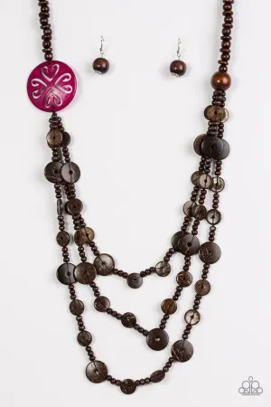 Paparazzi Necklace ~ Jungle Jive - Pink