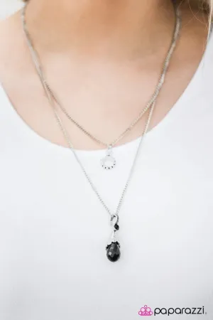 Paparazzi Necklace ~ Top Gear - Black