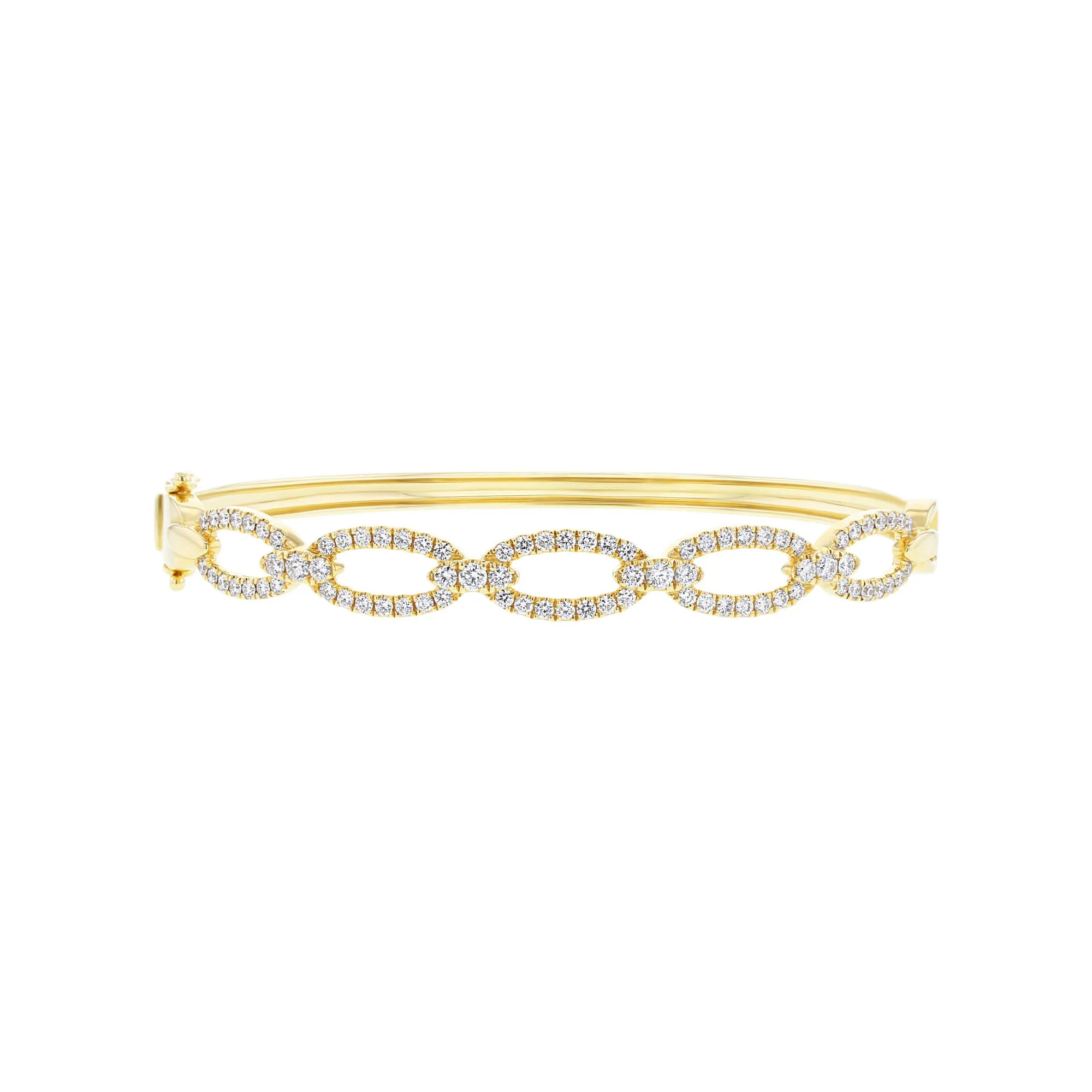 Perfectly Pave Diamond Bangle Bracelet