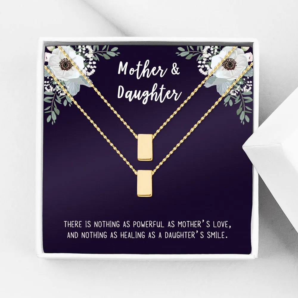 Personalized Gift for Her, Mother's Day Gift for Mom, Jewelry for Her, Matching Mother's Day Gift, Mom and Daughter Gift, Matching Mother's Day Necklace [Rose Gold Infinity, Personalized Card]