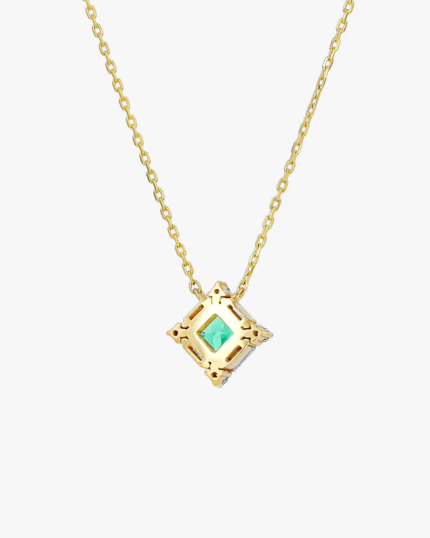 Princess Midi Emerald Pendant