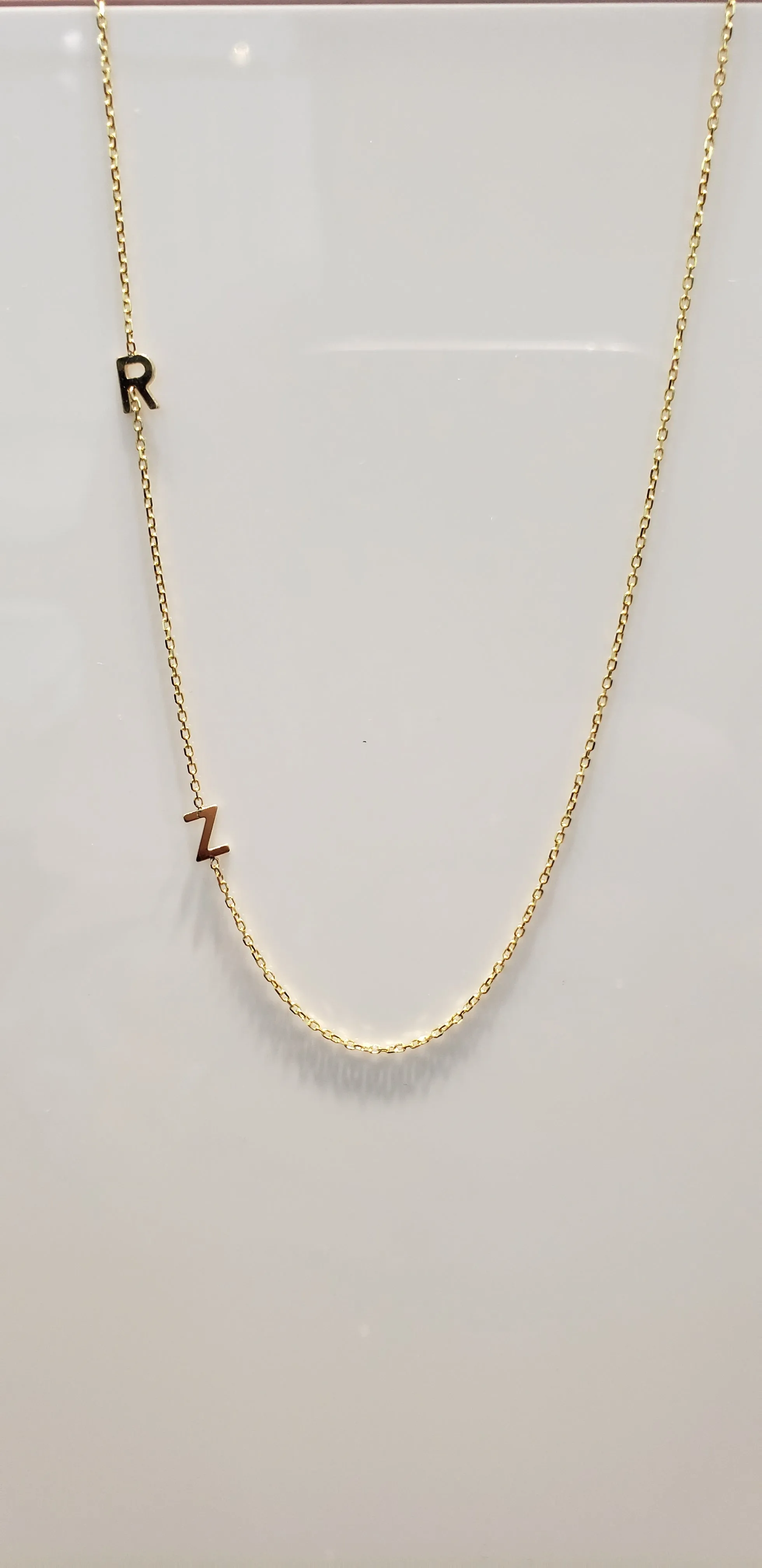 Single Initial Necklace