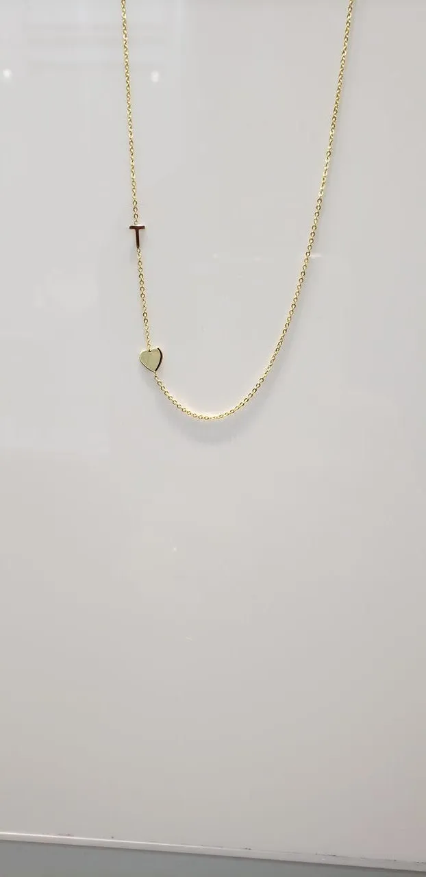 Single Initial Necklace