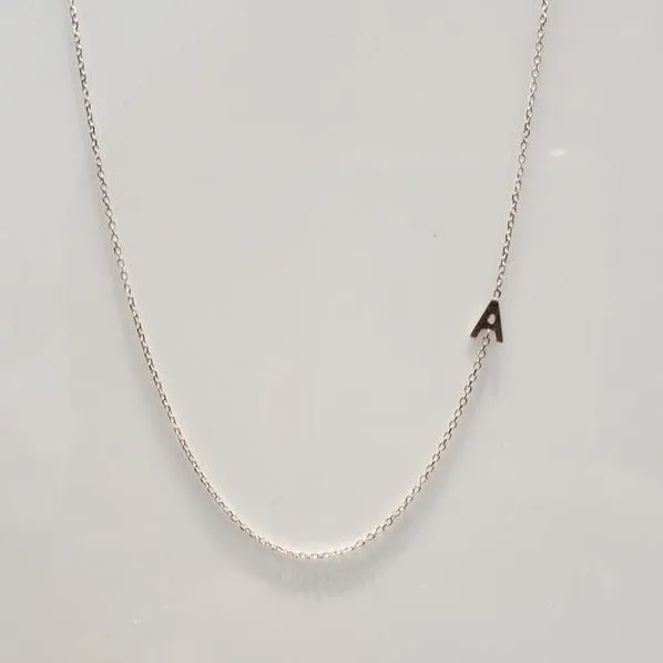 Single Initial Necklace