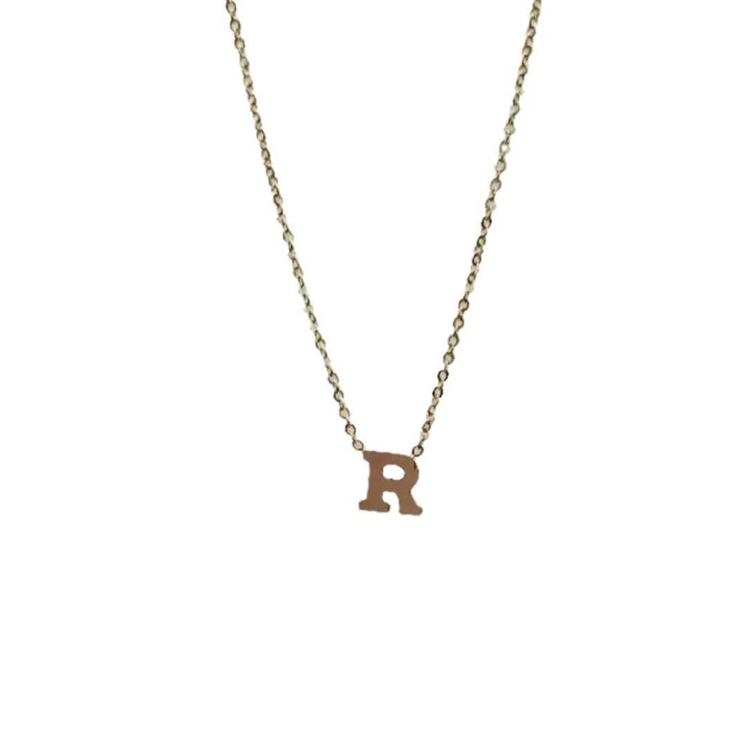 Single Initial Necklace