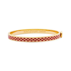 Skinny Salamander Red & Gold Bangle