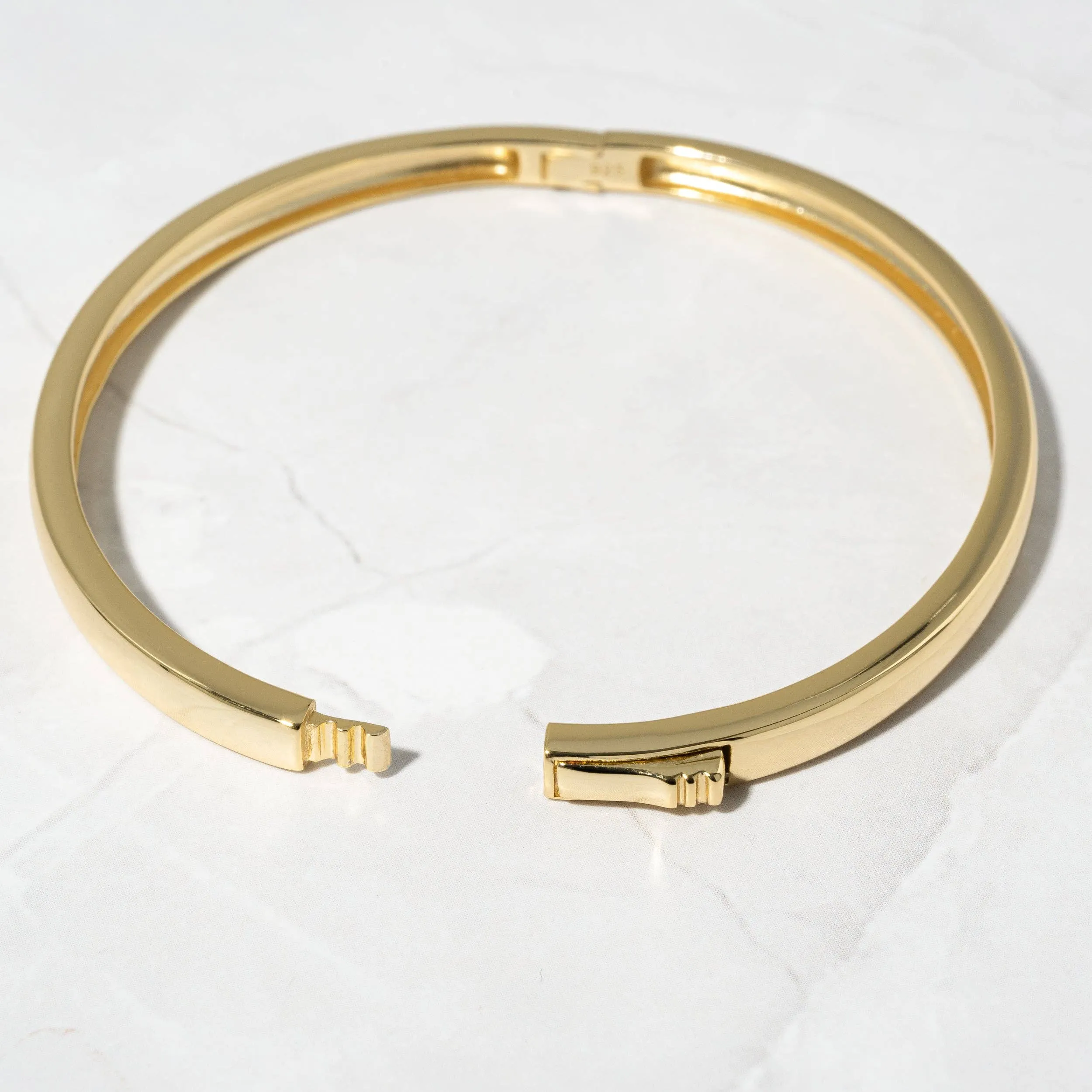 Smooth Gold Bangle