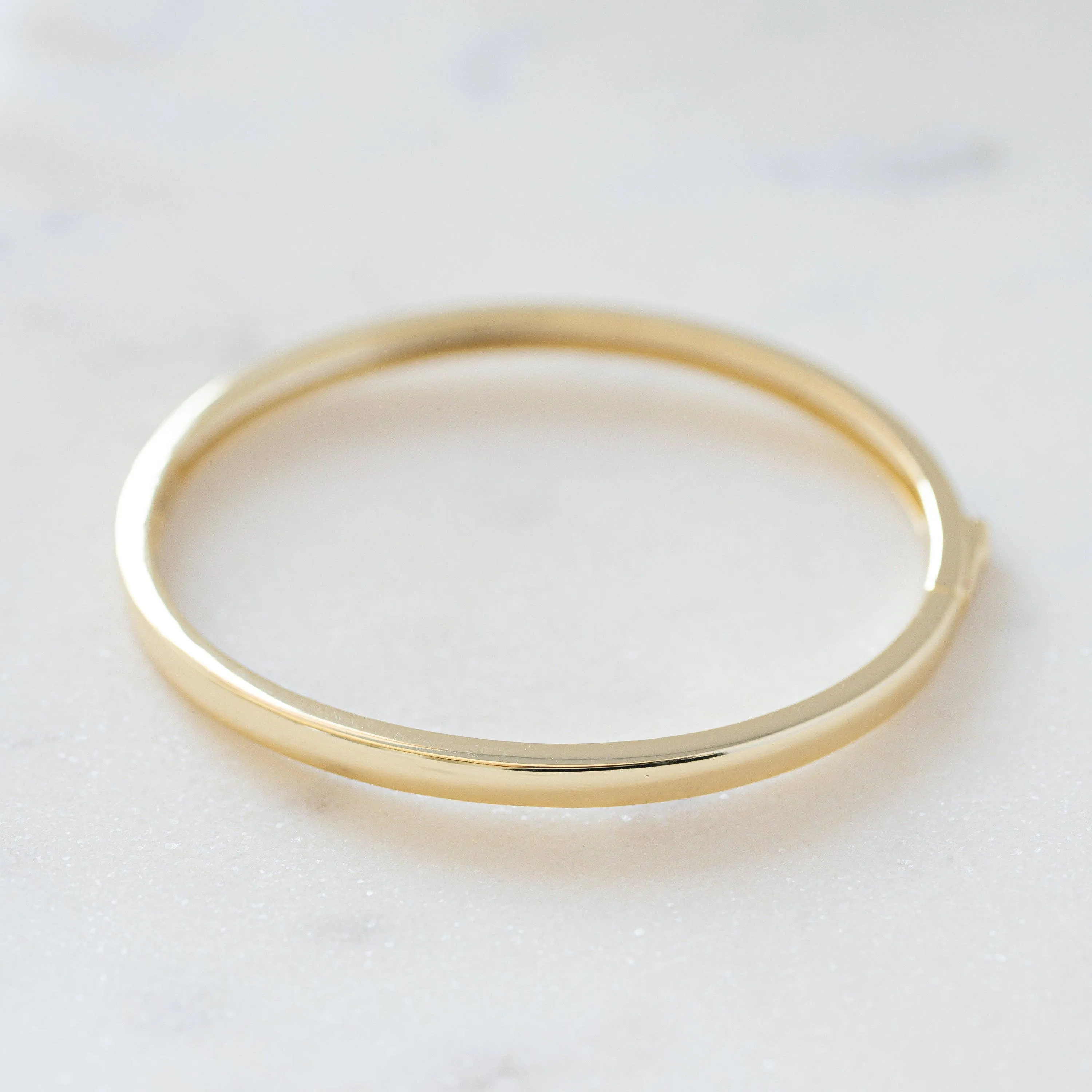 Smooth Gold Bangle