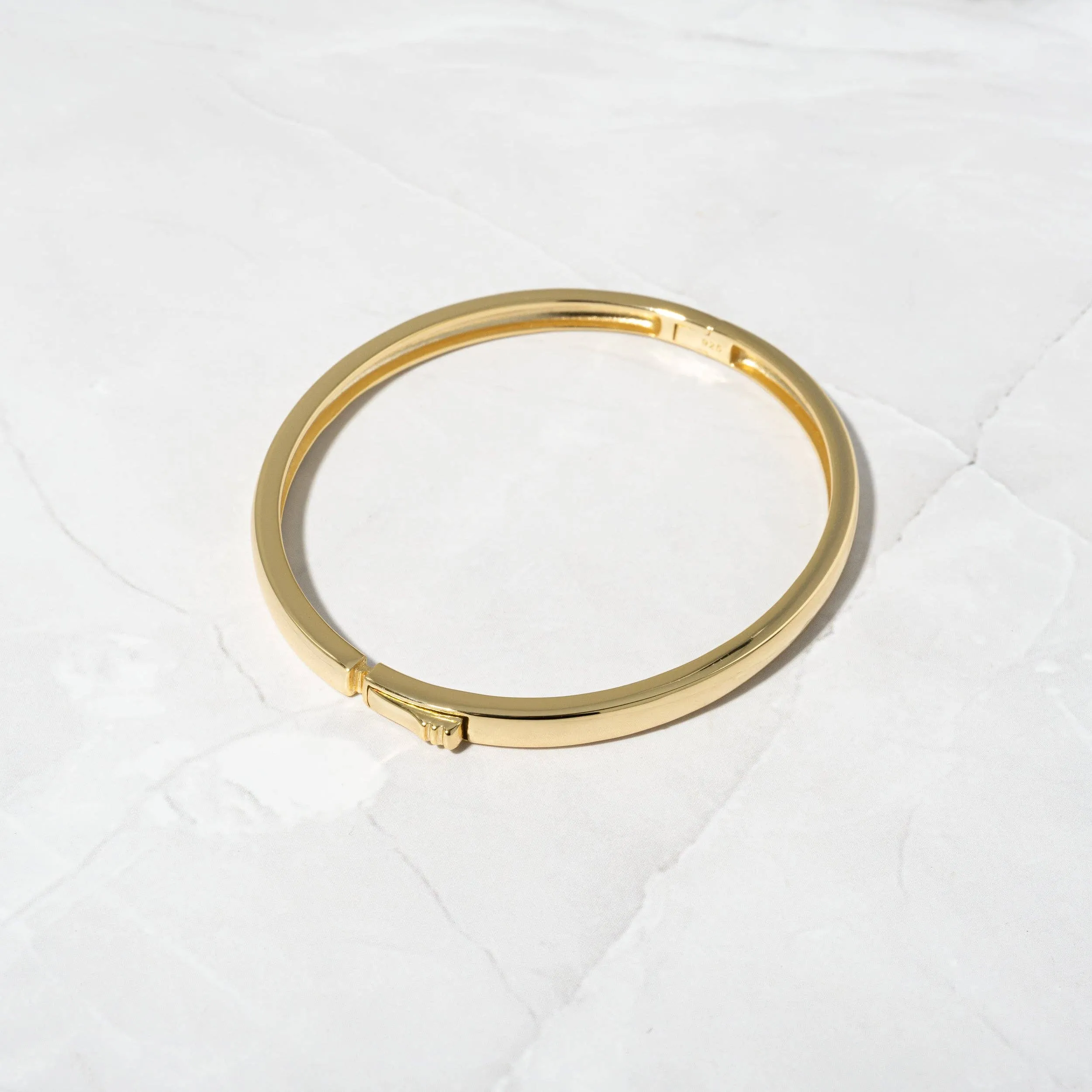 Smooth Gold Bangle