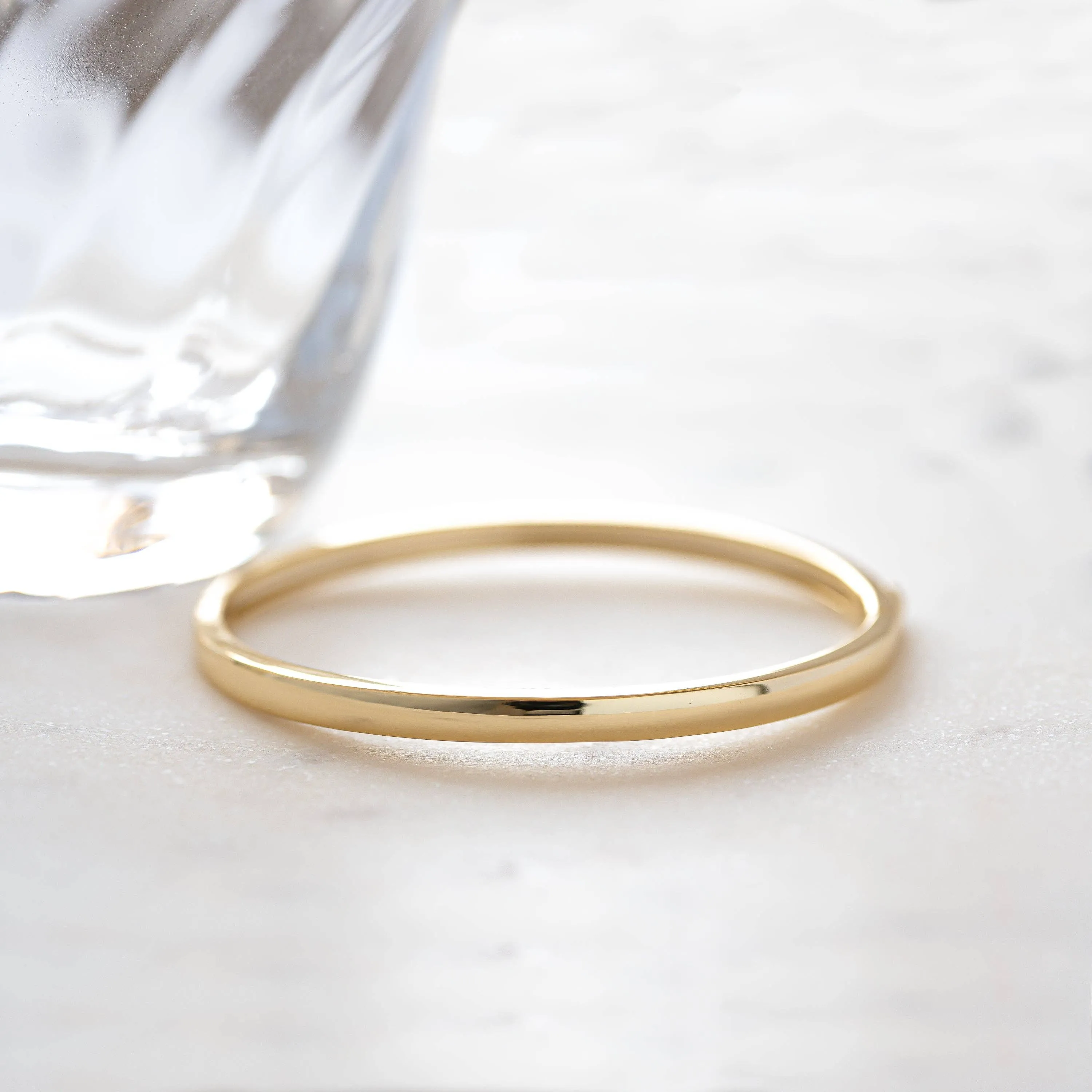 Smooth Gold Bangle