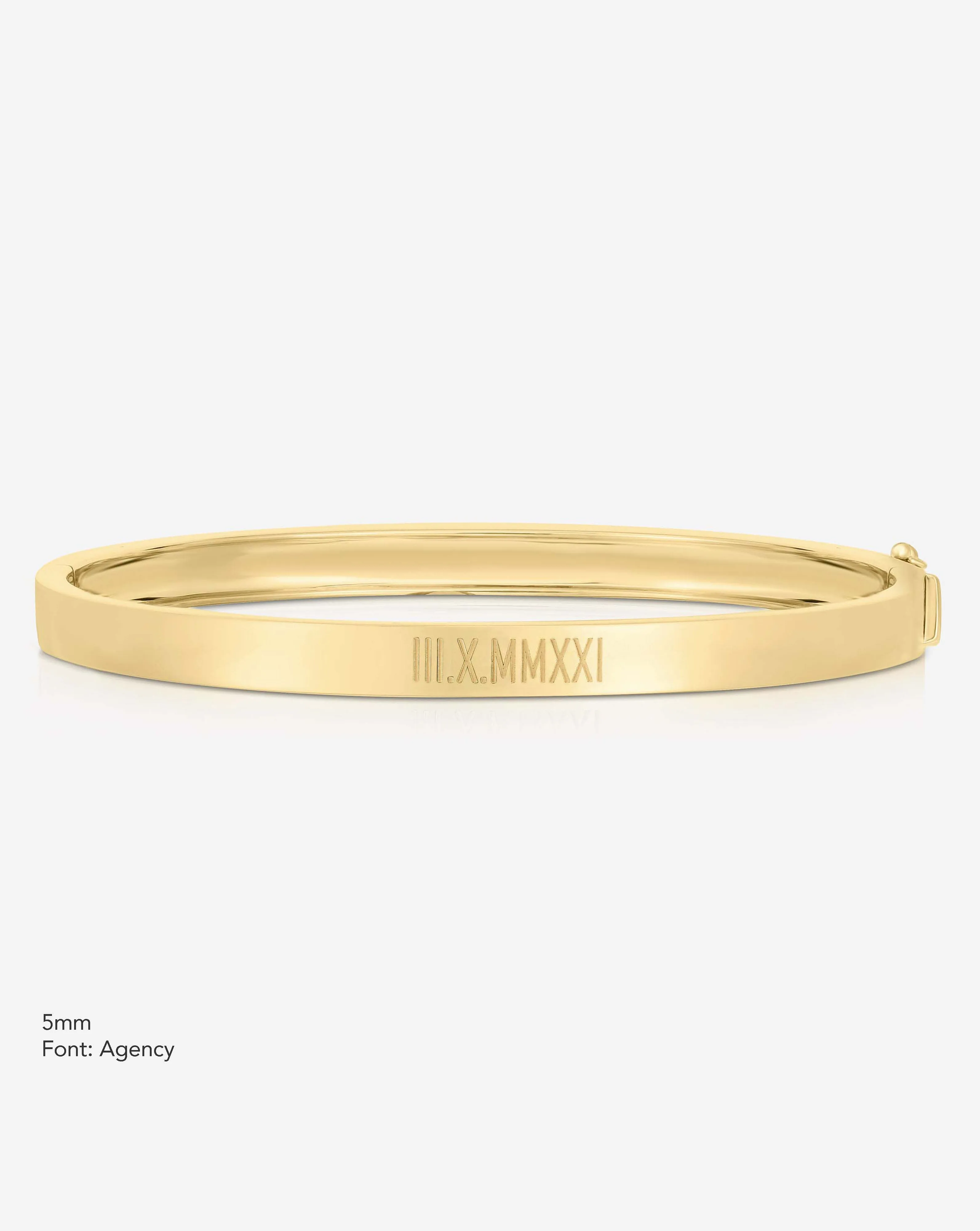 Stackable Gold Bangle