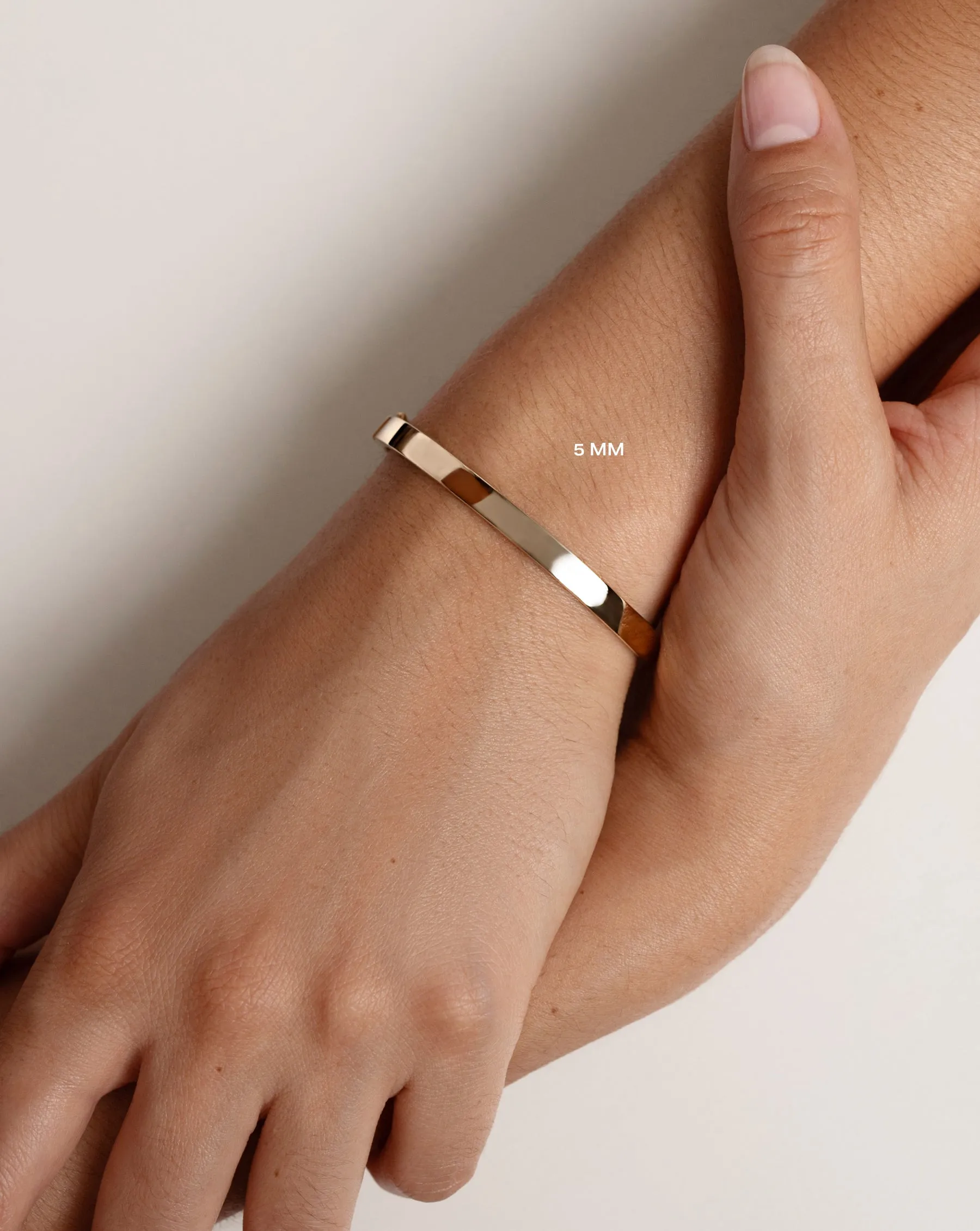 Stackable Gold Bangle