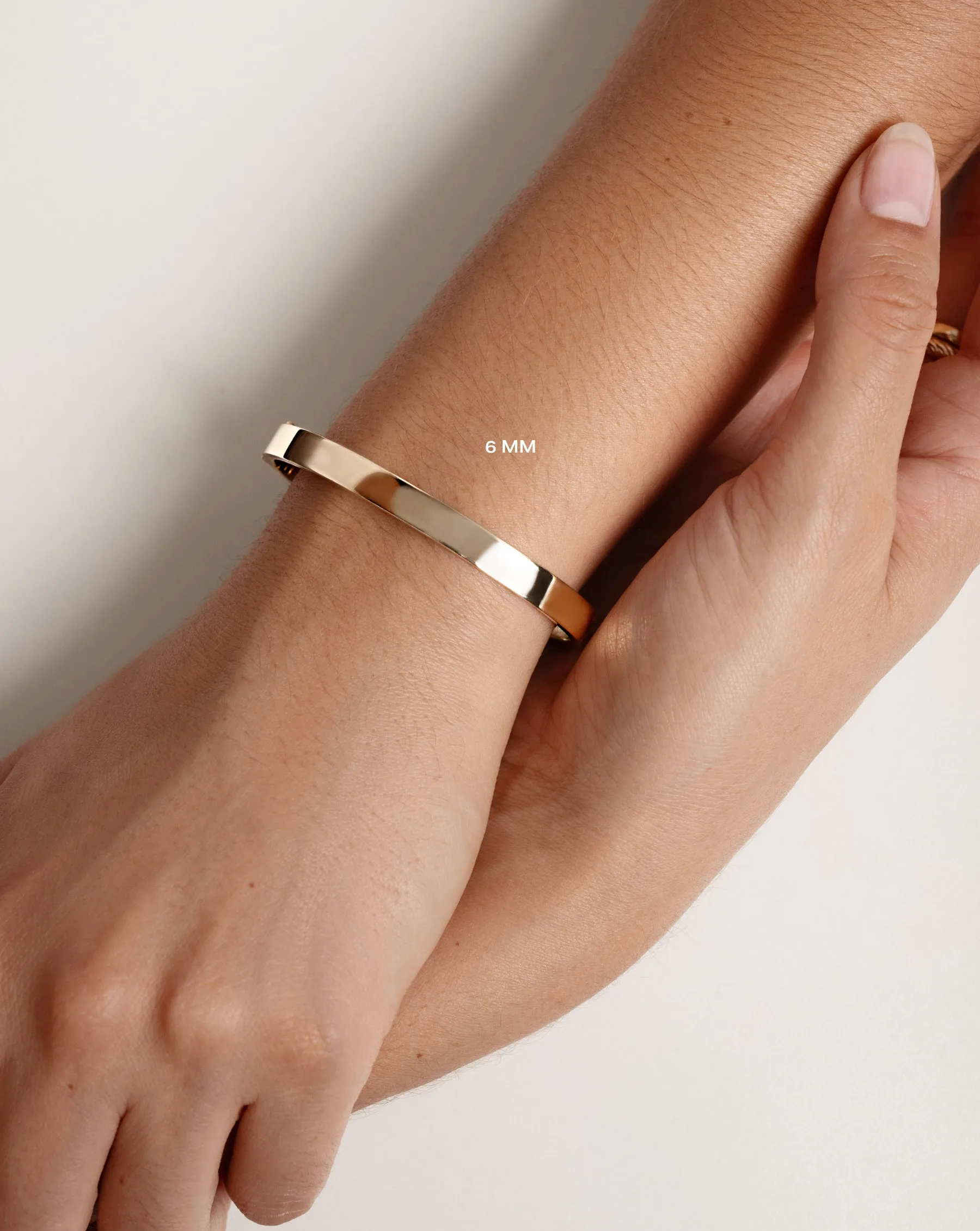 Stackable Gold Bangle