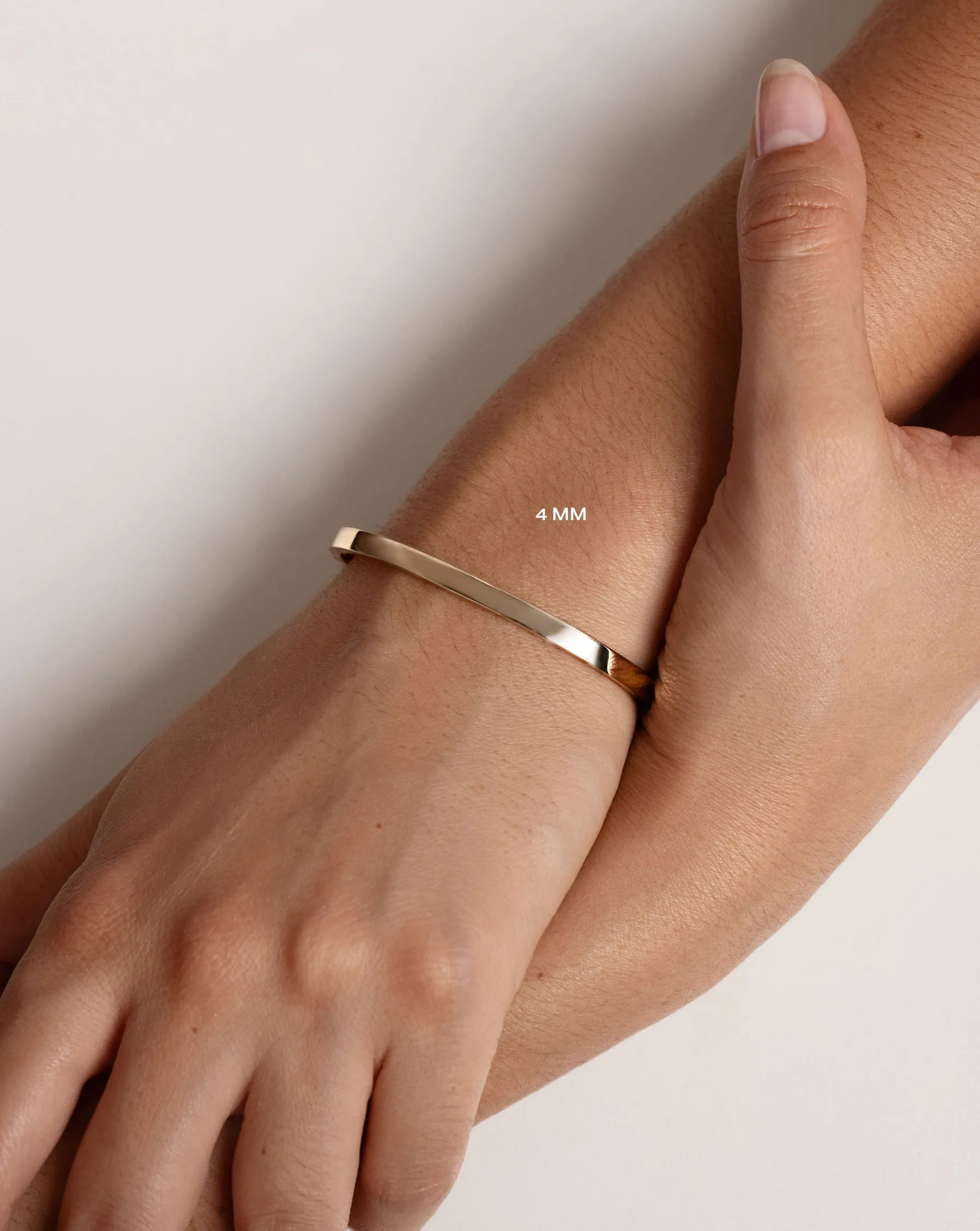 Stackable Gold Bangle