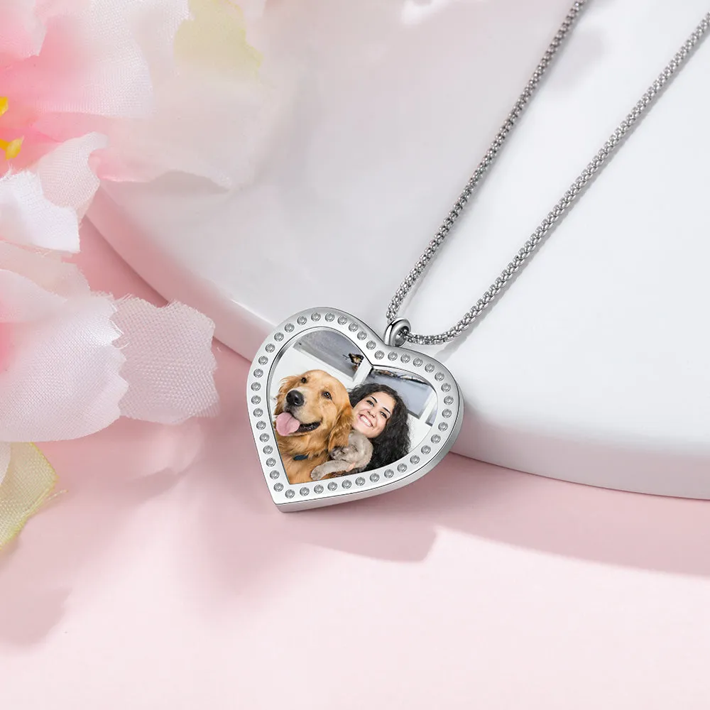 Stainless Steel Customized Photo Pendant Necklace