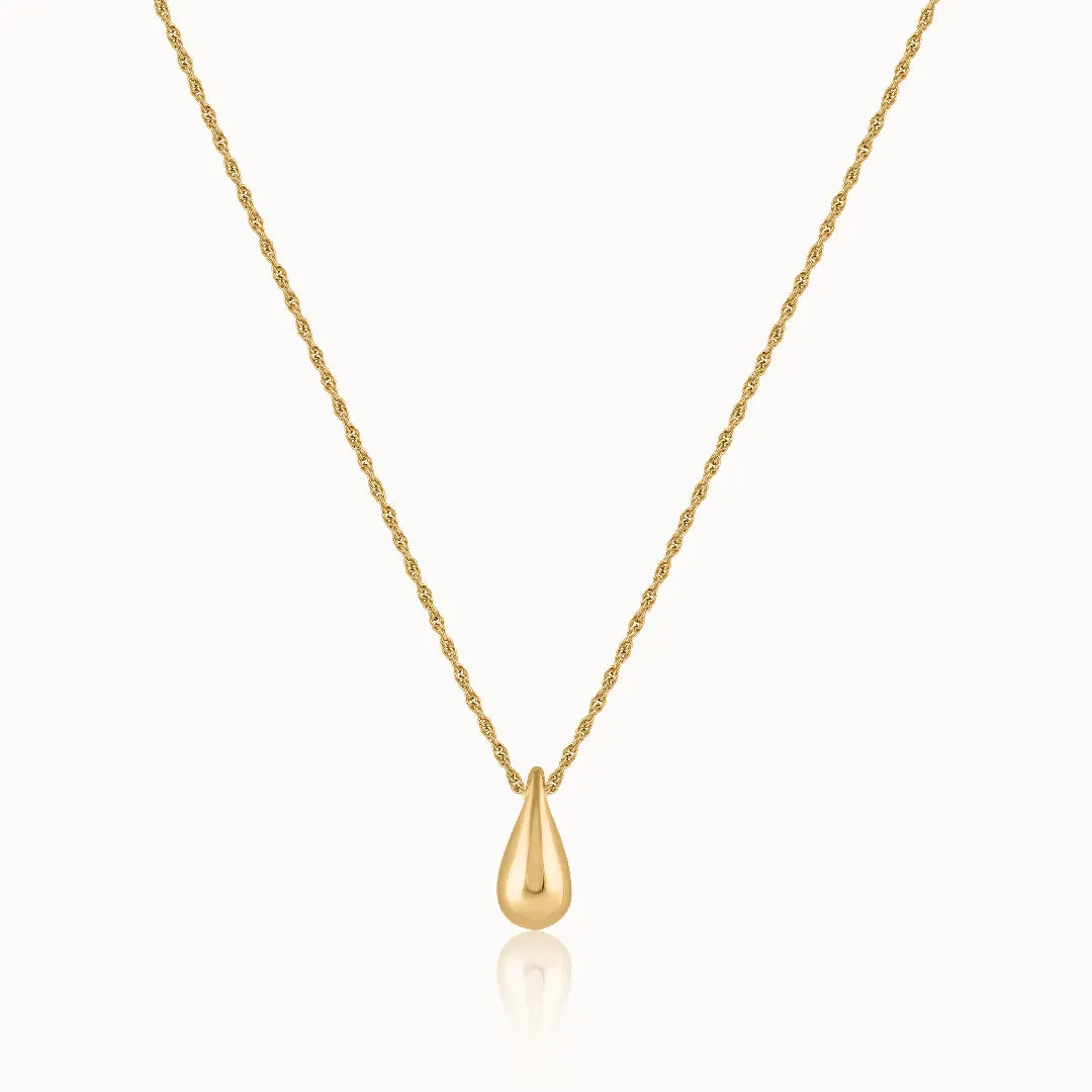 Teardrop Pendant Necklace