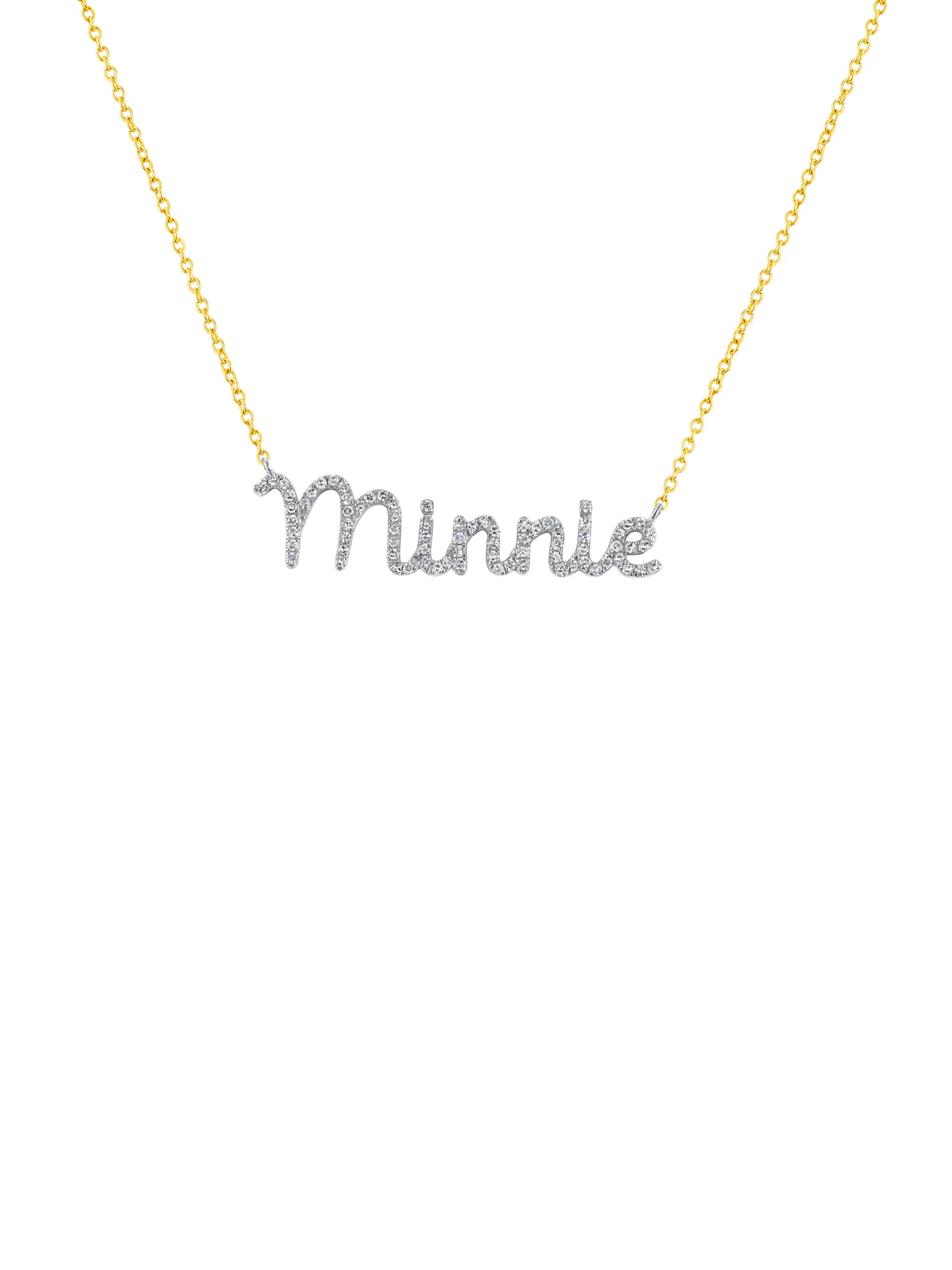 The Diamond Name Necklace 14K