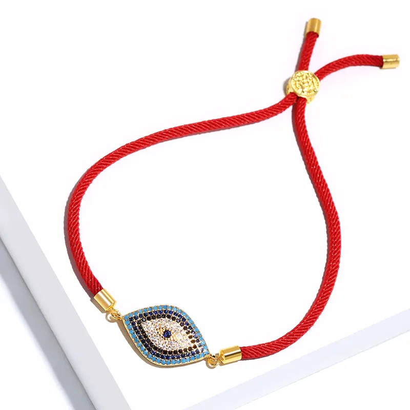 Turkish Evil Eye Design Gold Bracelets for Women