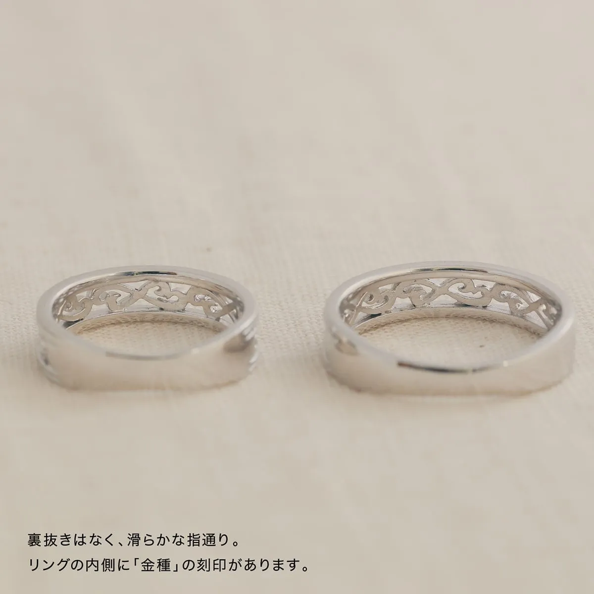 Unique Couple Wedding Ring Set - WM54