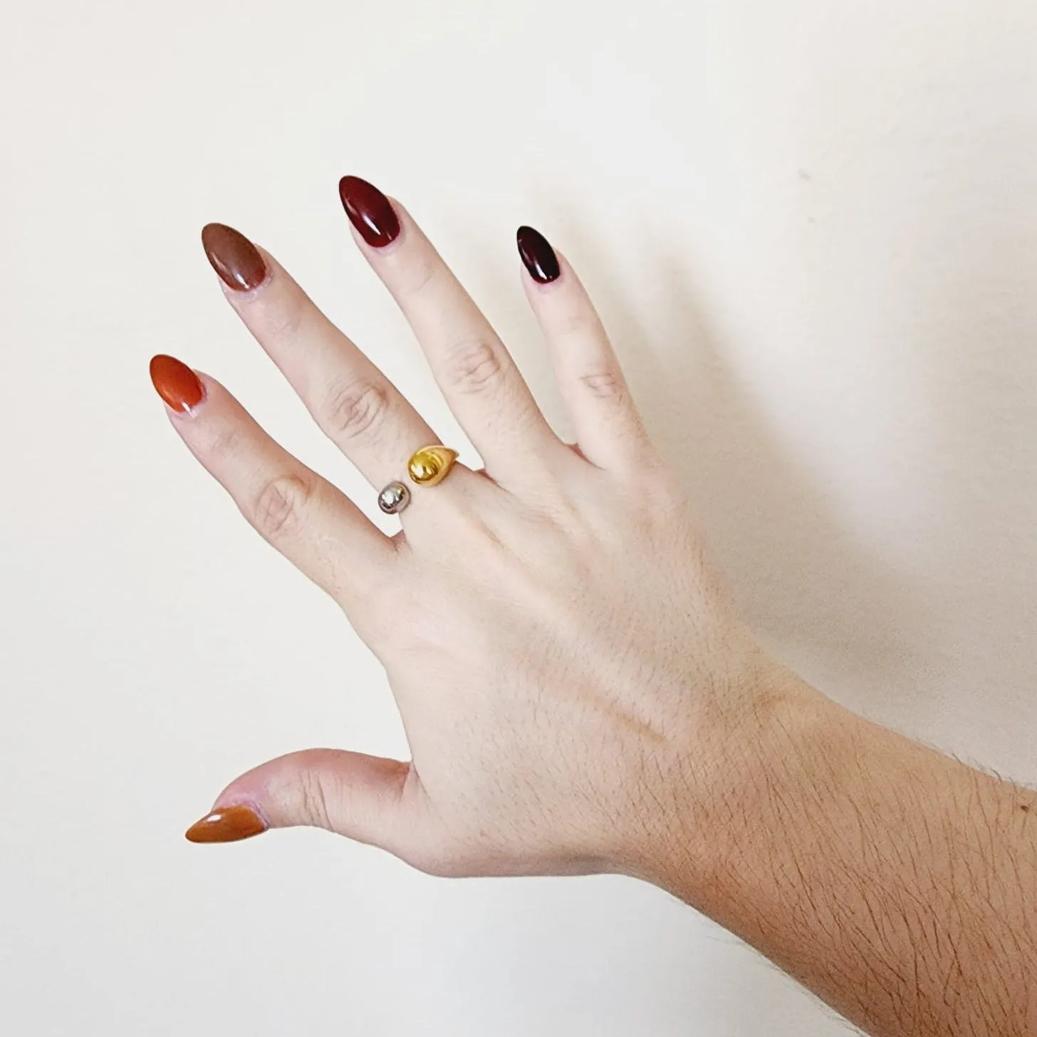 Victoria Double Tone Ring