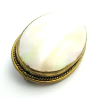 Victorian 1900 Pearl Brooch