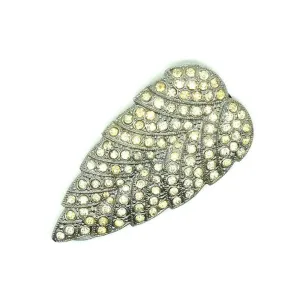 Vintage Art Deco 1930s Leaf Dress Clip Brooch