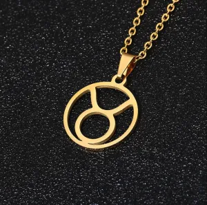 Zodiac Sign Pendant - Taurus