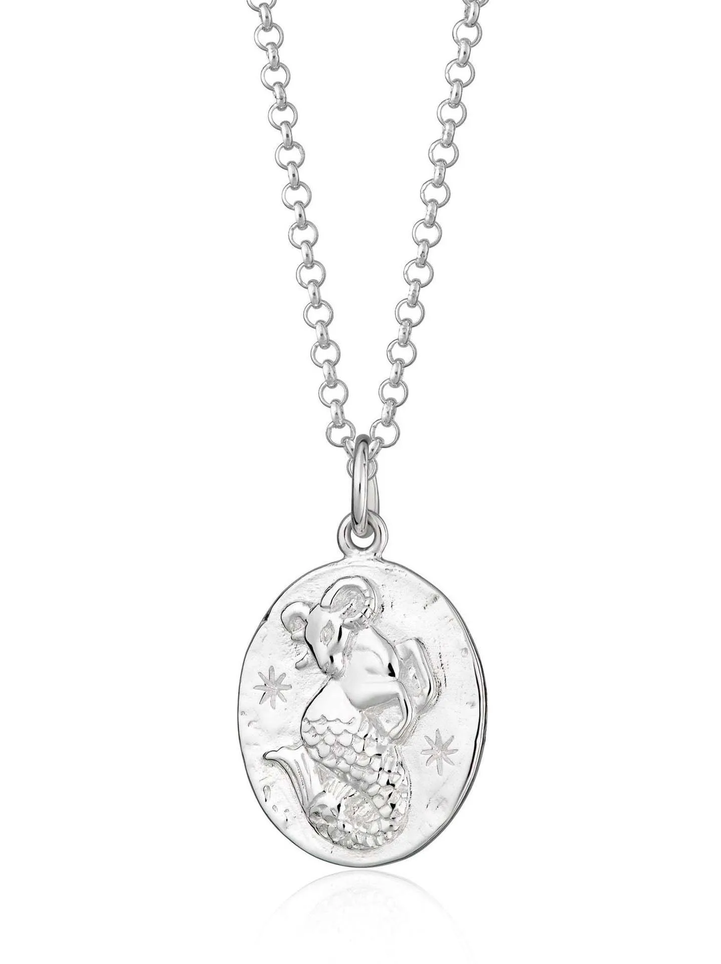 Zodiac Star Sign Necklaces - Silver